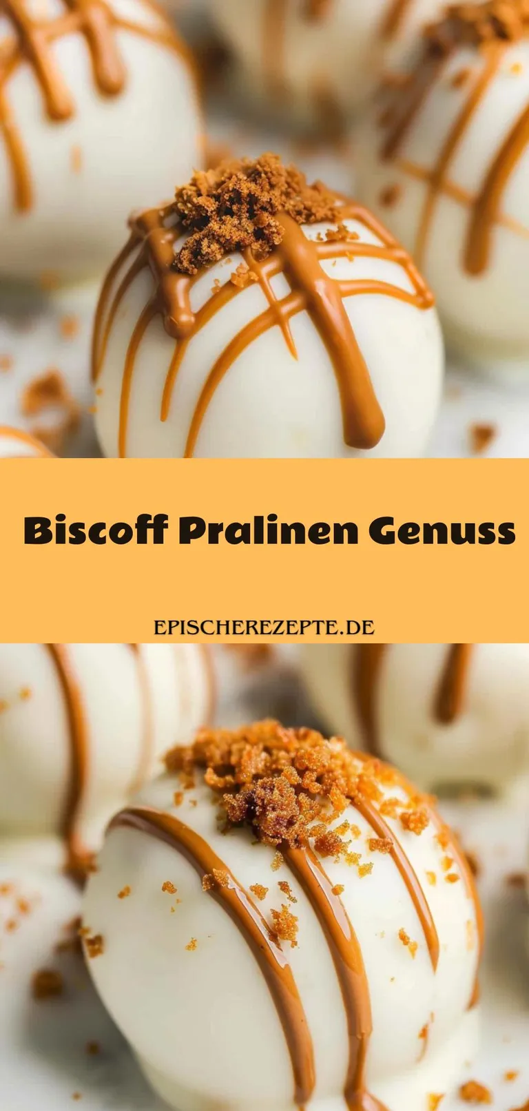 Template of Biscoff Pralinen Genuss