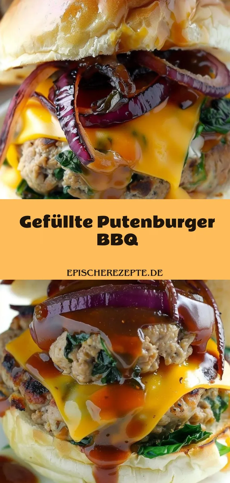 Template of Gefüllte Putenburger BBQ