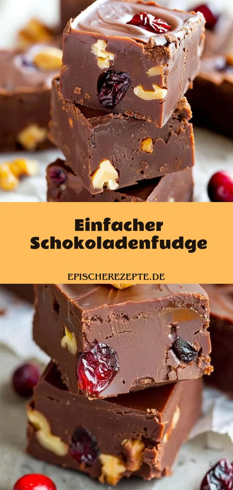 Template of Einfacher Schokoladenfudge