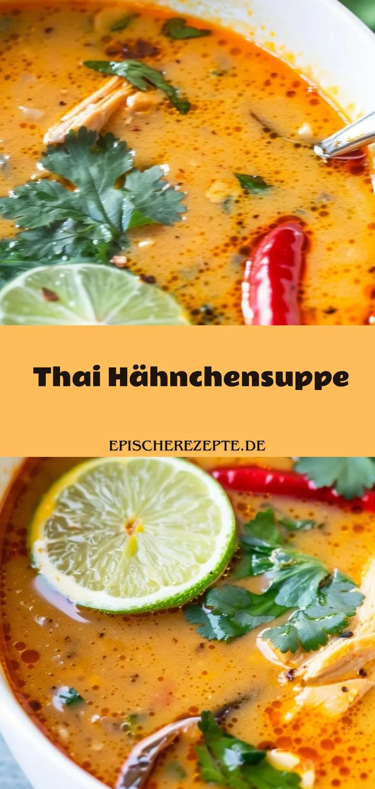 Template of Thai Hähnchensuppe