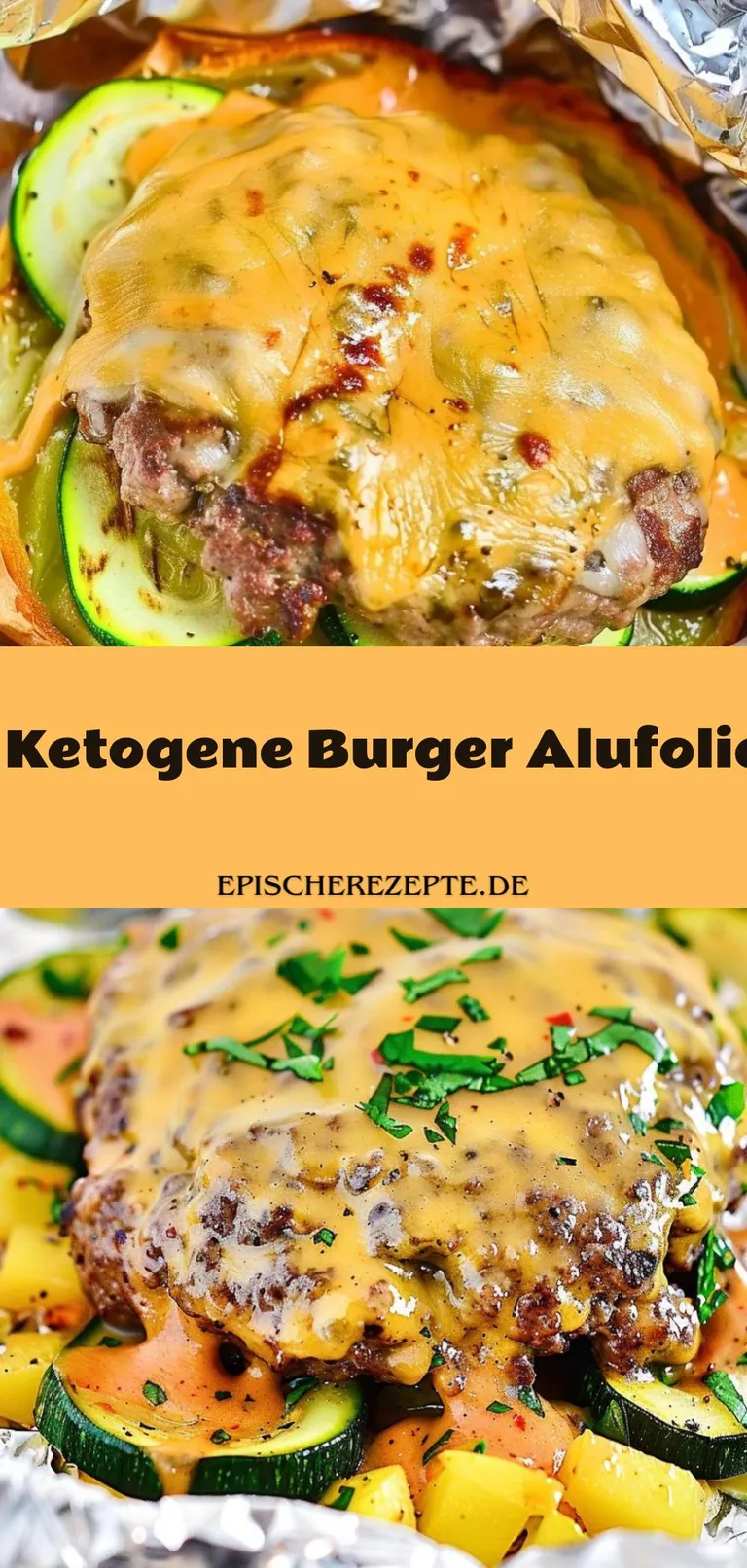 Template of Ketogene Burger Alufolie