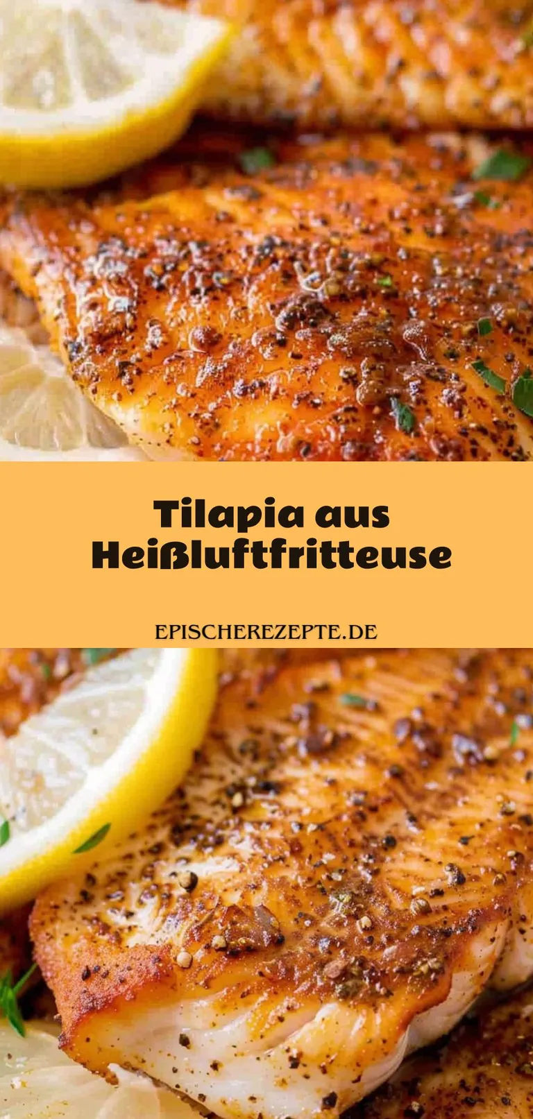 Template of Tilapia aus Heißluftfritteuse