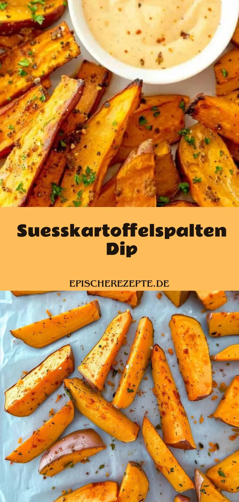 Template of Suesskartoffelspalten Dip