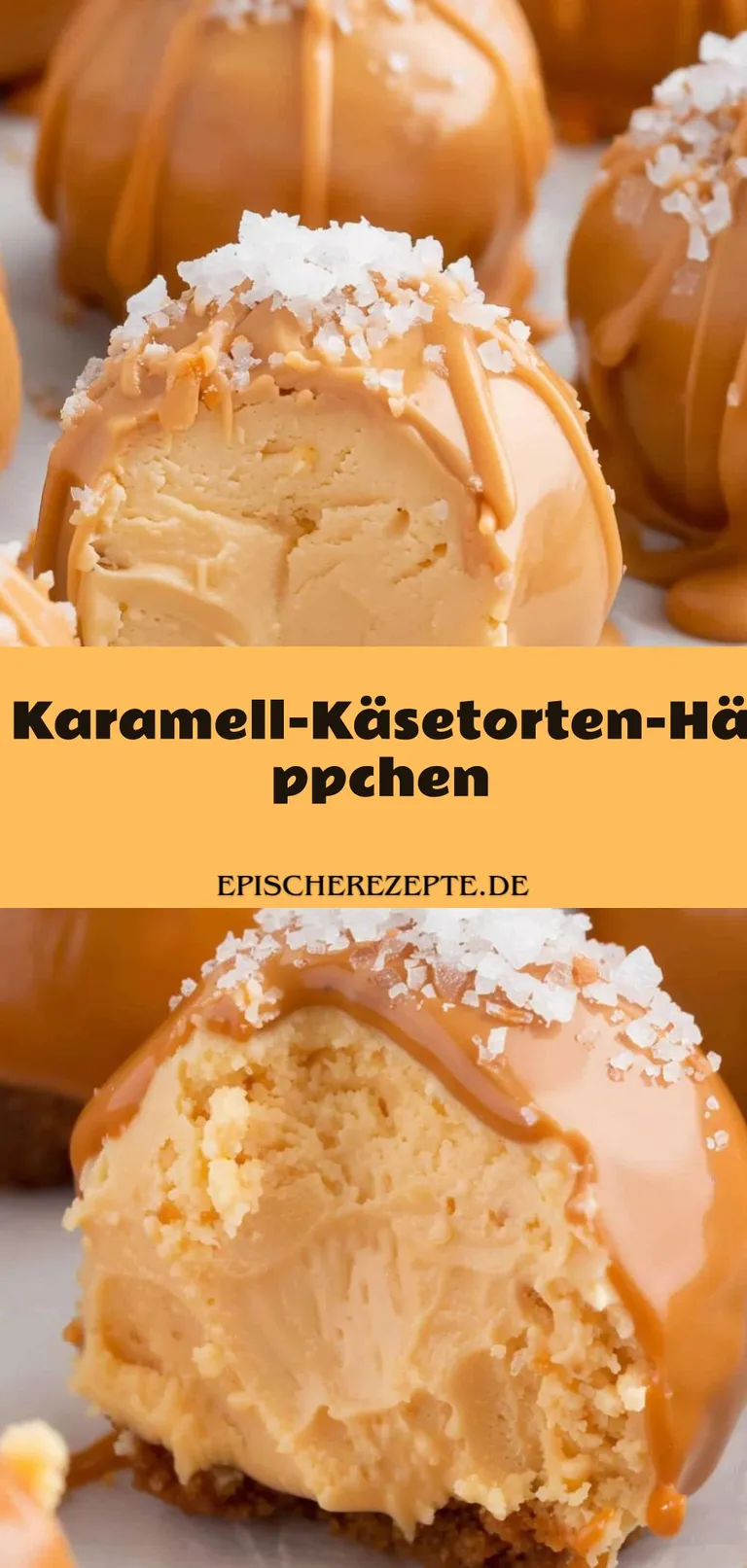Template of Karamell-Käsetorten-Häppchen