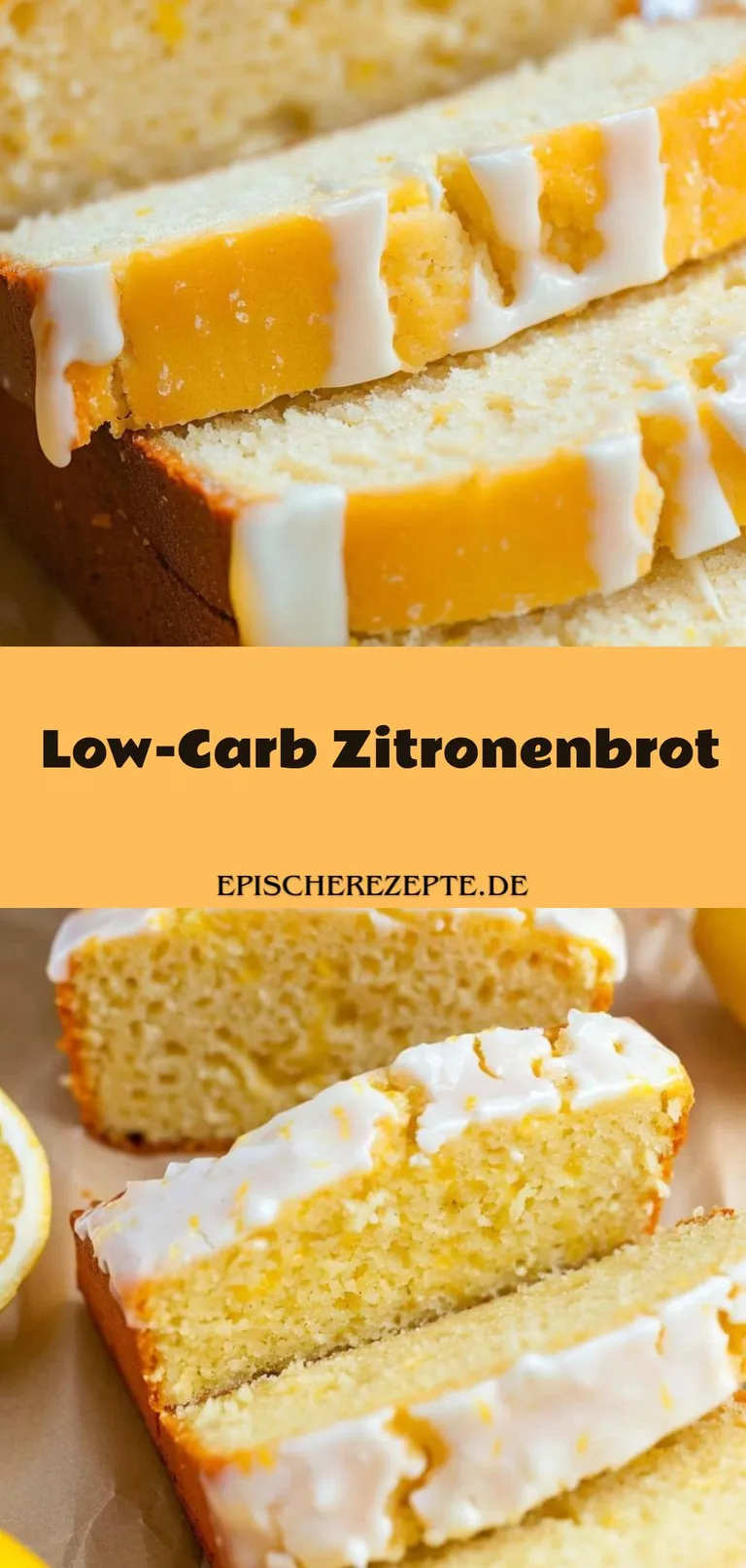 Template of Low-Carb Zitronenbrot