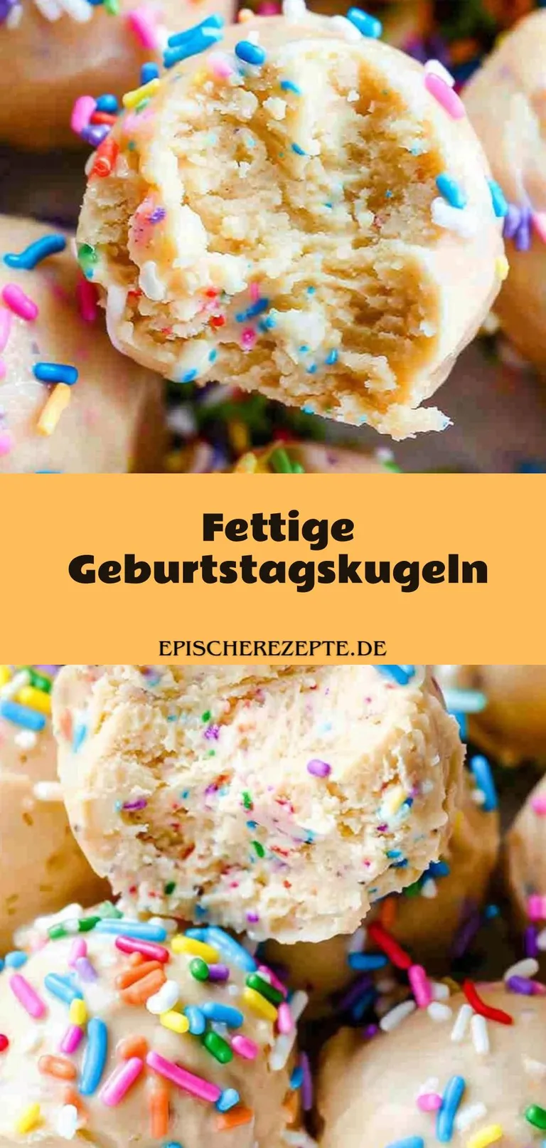 Template of Fettige Geburtstagskugeln