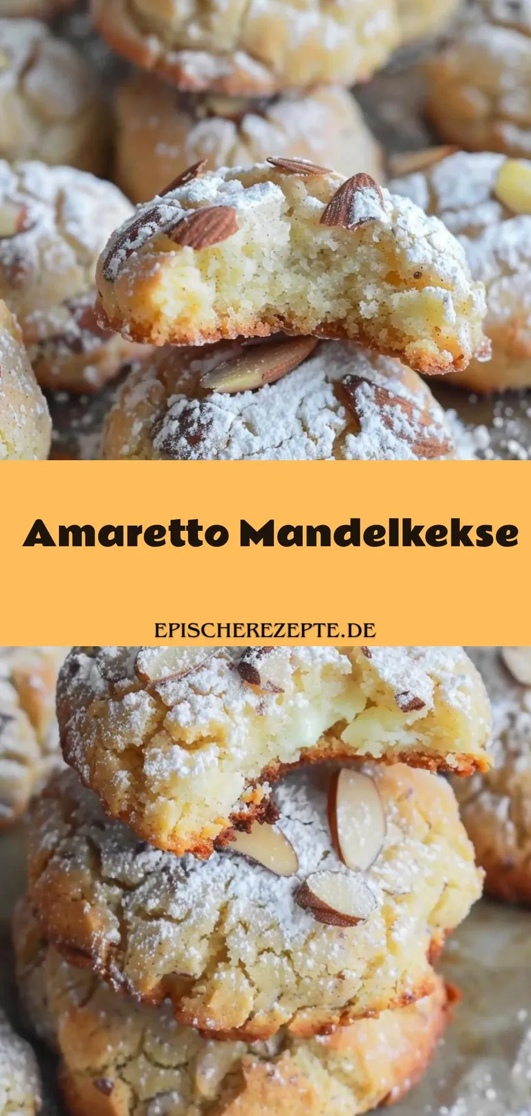 Template of Amaretto Mandelkekse