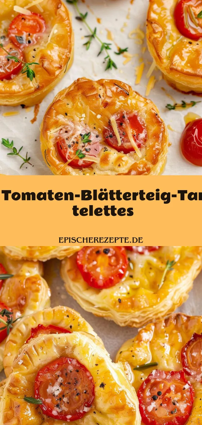 Template of Tomaten-Blätterteig-Tartelettes