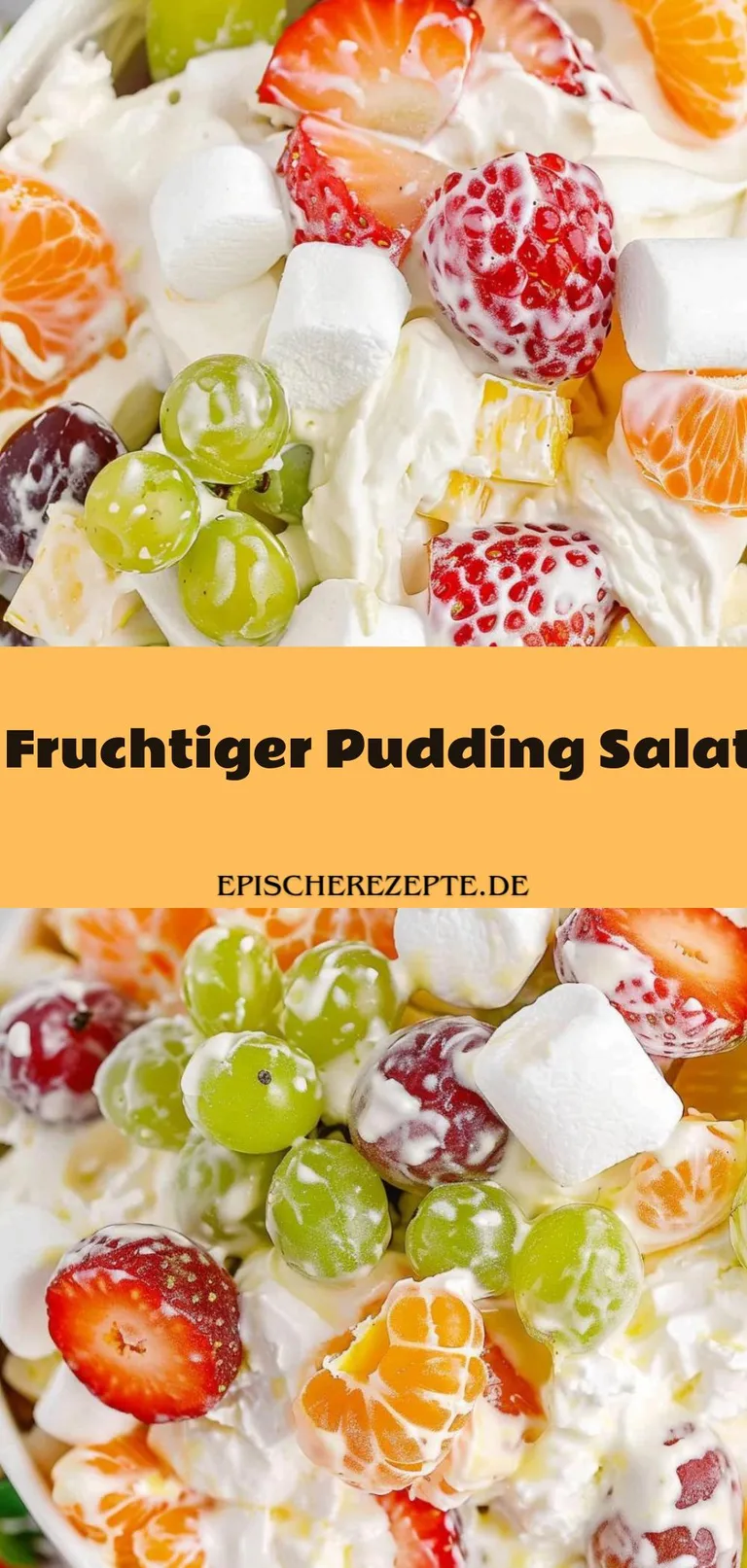 Template of Fruchtiger Pudding Salat