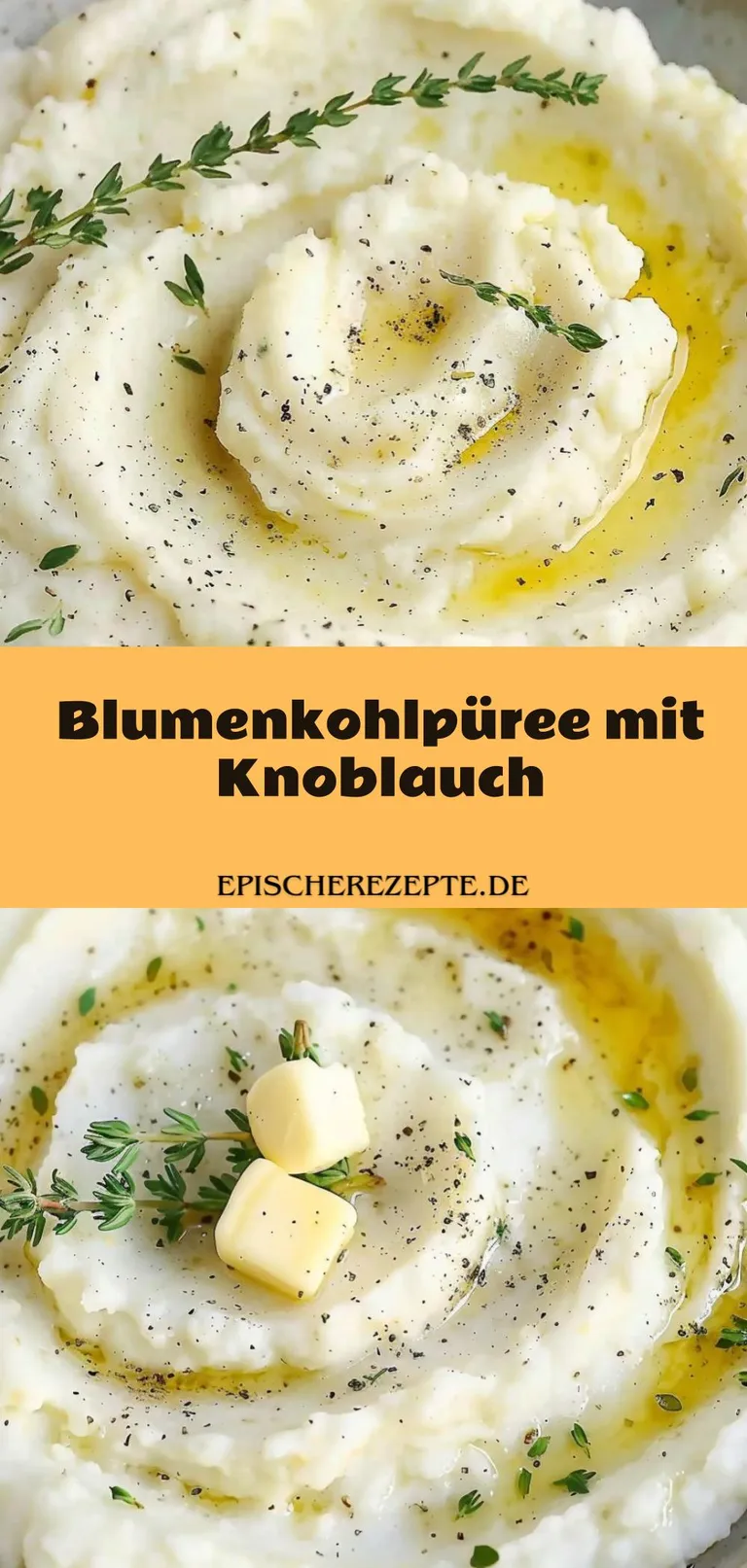 Template of Blumenkohlpüree mit Knoblauch