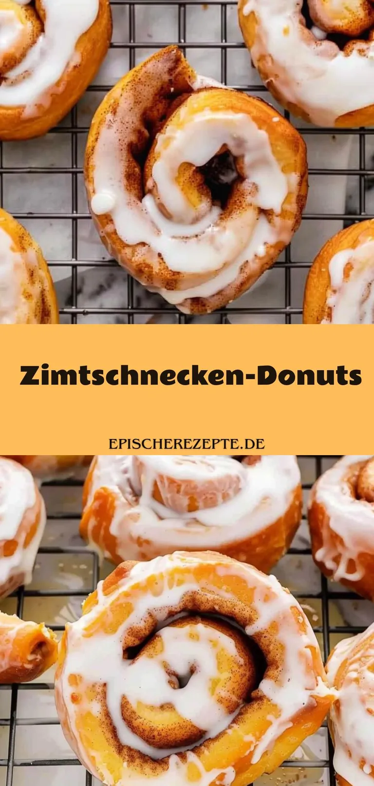 Template of Zimtschnecken-Donuts