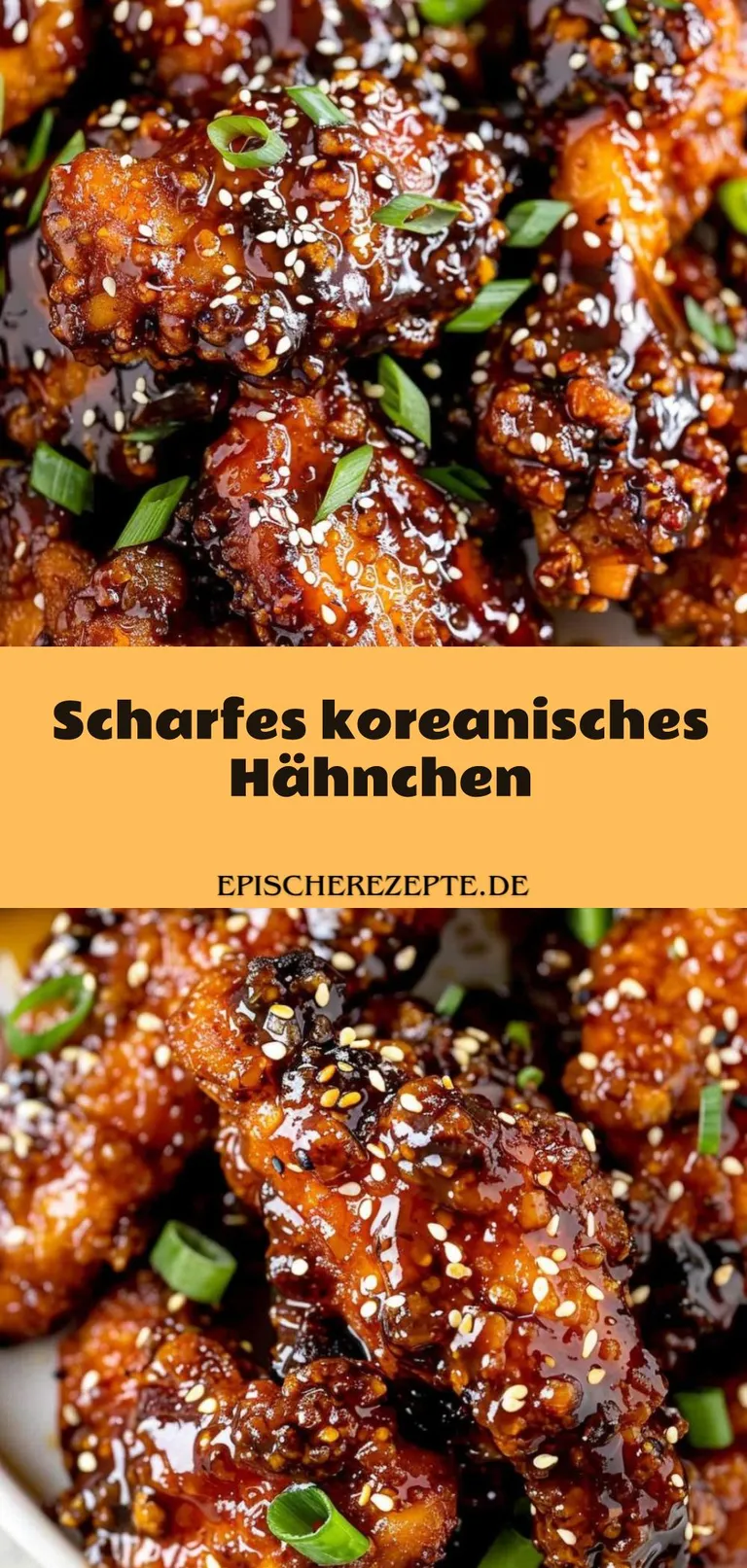 Template of Scharfes koreanisches Hähnchen