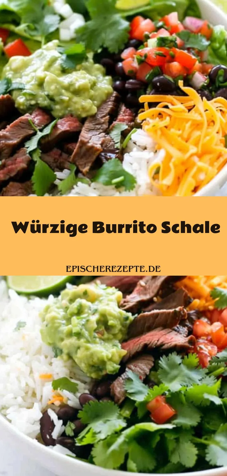 Template of Würzige Burrito Schale