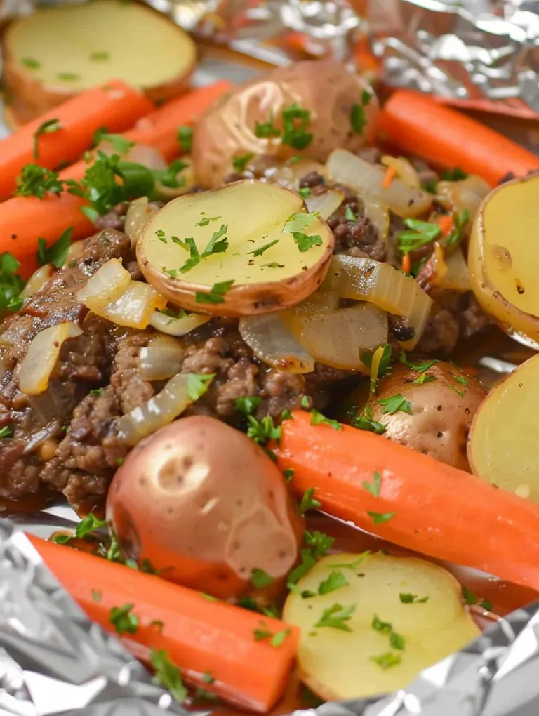 A plate of beef and vegetables.