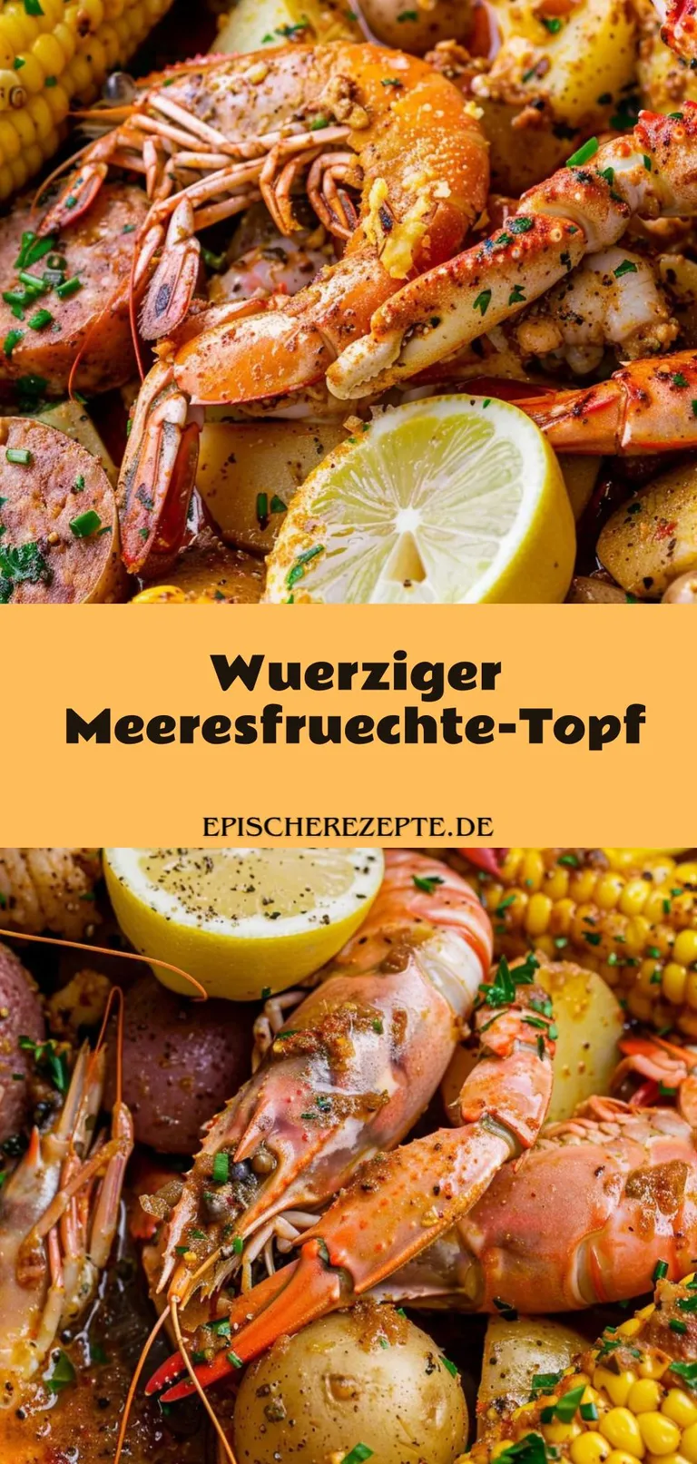 Template of Wuerziger Meeresfruechte-Topf