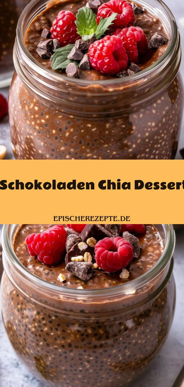 Template of Schokoladen Chia Dessert