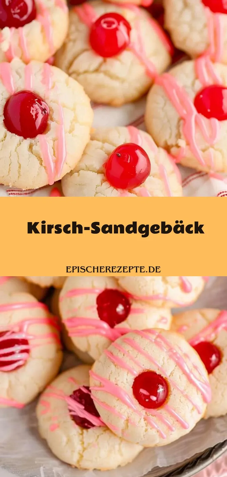 Template of Kirsch-Sandgebäck