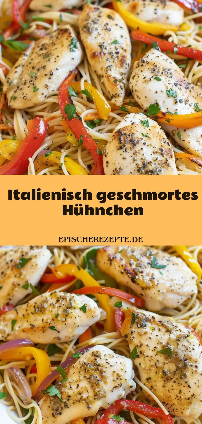 Template of Italienisch geschmortes Hühnchen
