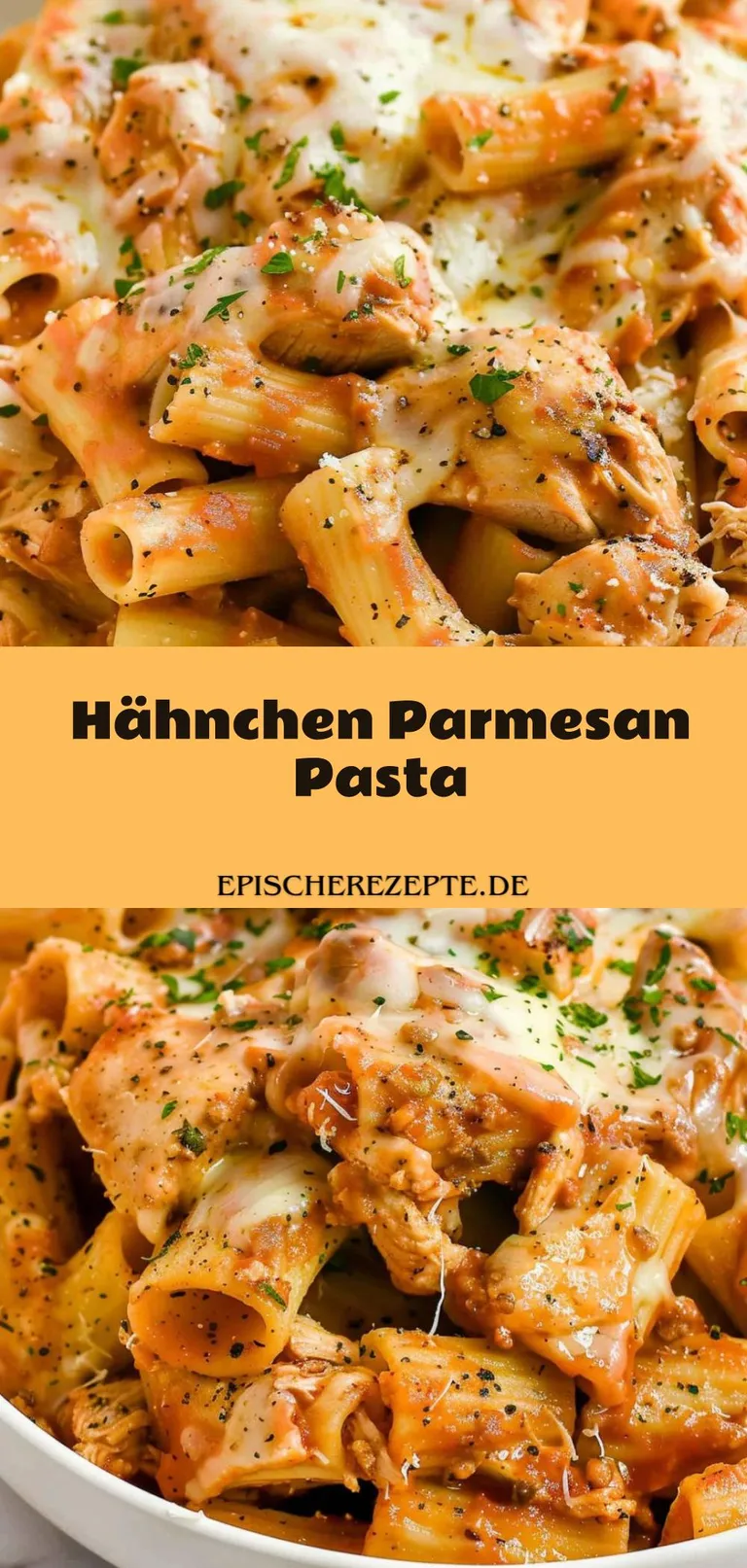 Template of Hähnchen Parmesan Pasta