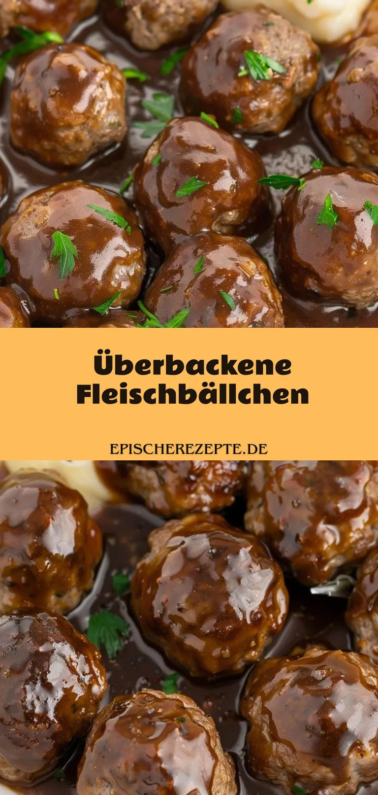 Template of Überbackene Fleischbällchen