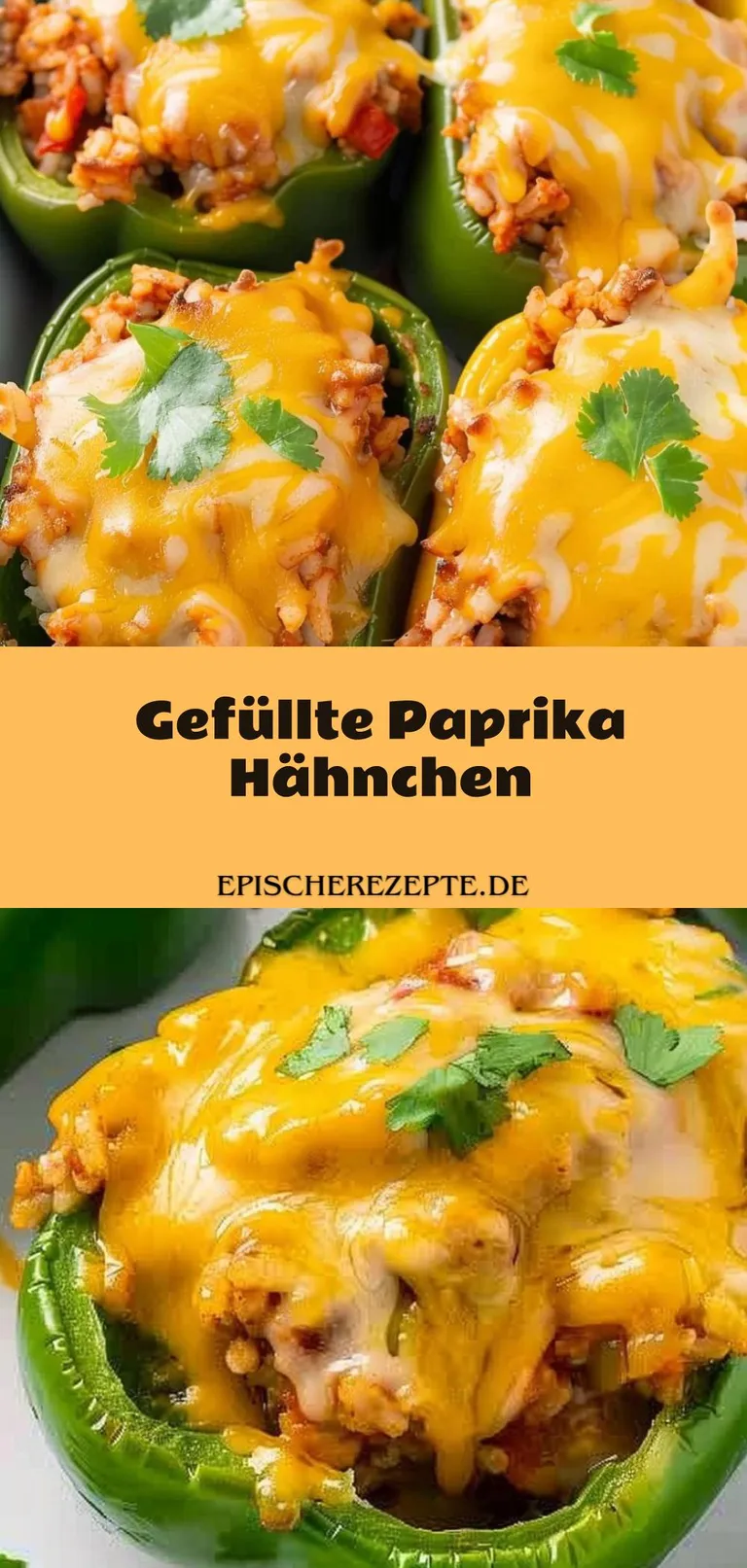 Template of Gefüllte Paprika Hähnchen