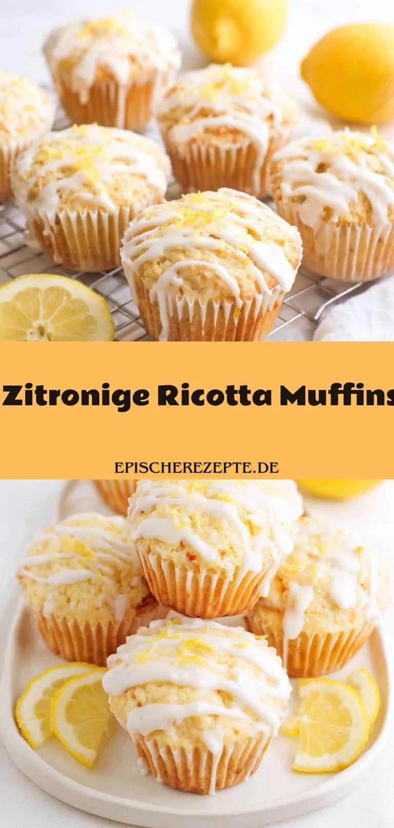 Template of Zitronige Ricotta Muffins